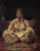 Ilia Efimovich Repin Black girl china oil painting artist